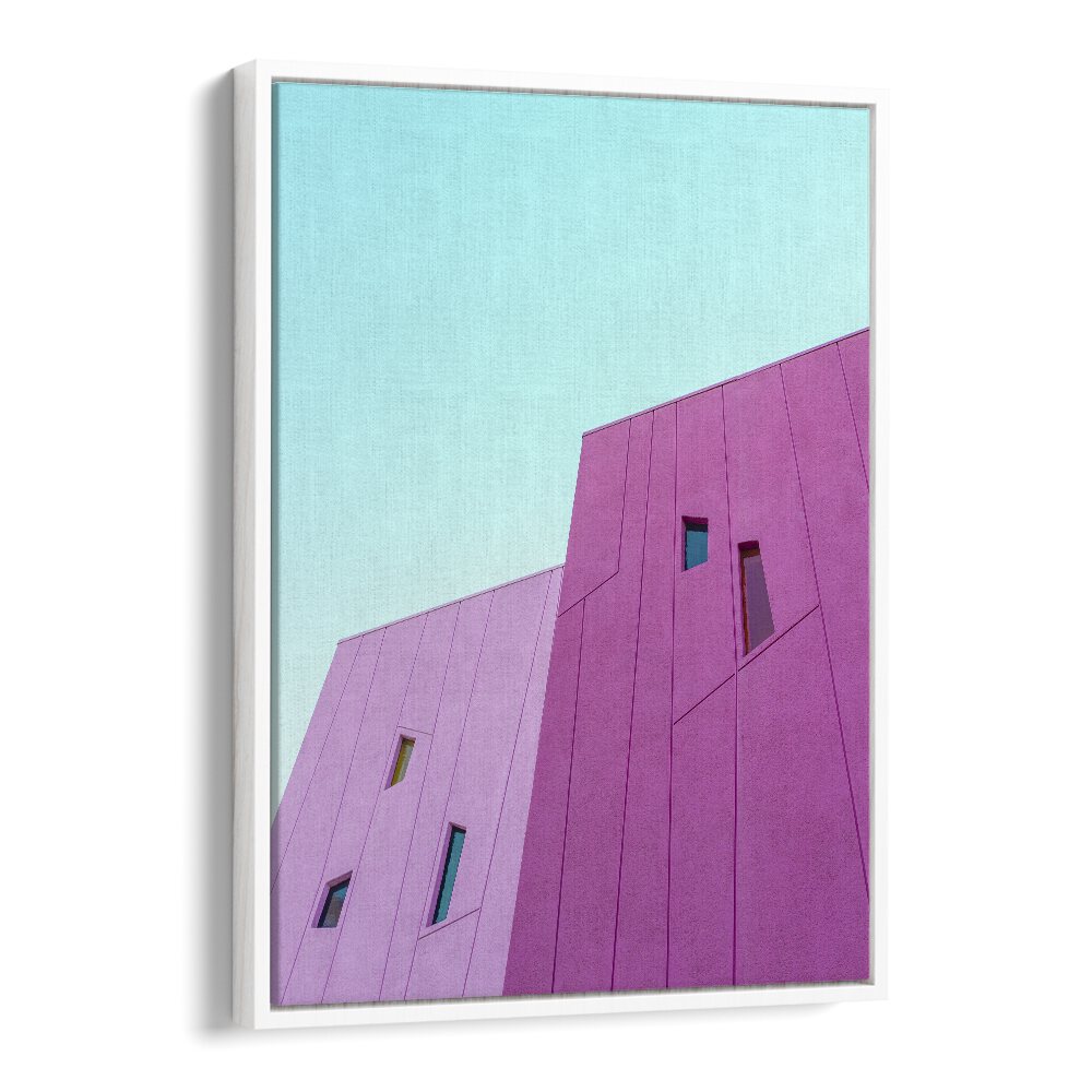 surreal painting - SAGUARO HOTEL PINK BUILDING WALLS by Asianmonk