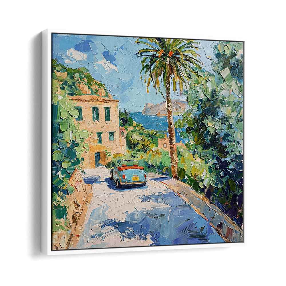 Stylish CAR ON THE ROAD cruising along a scenic coastal route, showcasing its exceptional design and performance.