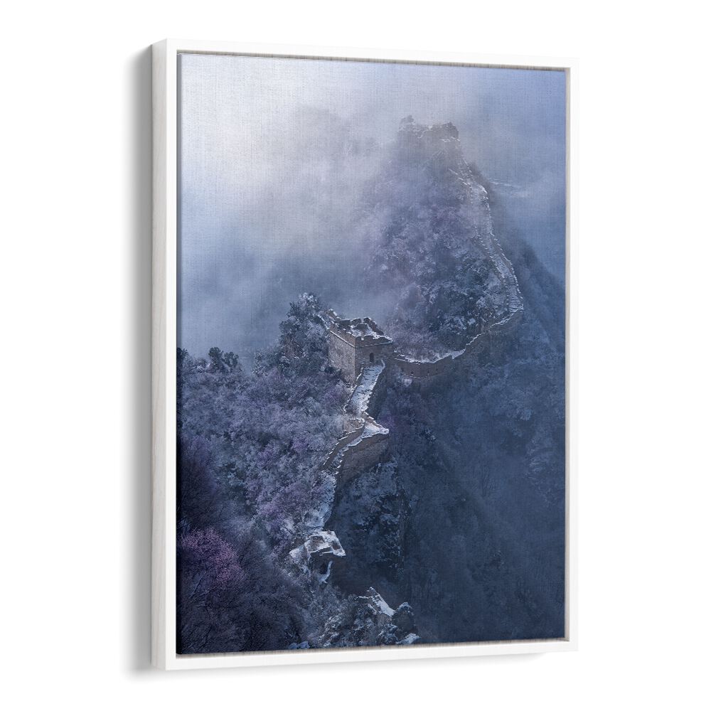 SPRING SNOW GREAT WALL , LANDSCAPE PHOTO PRINTS