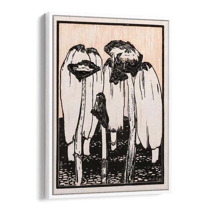 INK MUSHROOMS (1915)  , VINTAGE PAINTINGS