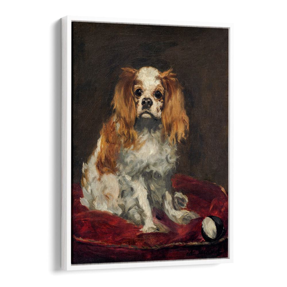 A KING CHARLES SPANIEL (1866) BY EDOUARD MANET , VINTAGE PAINTINGS