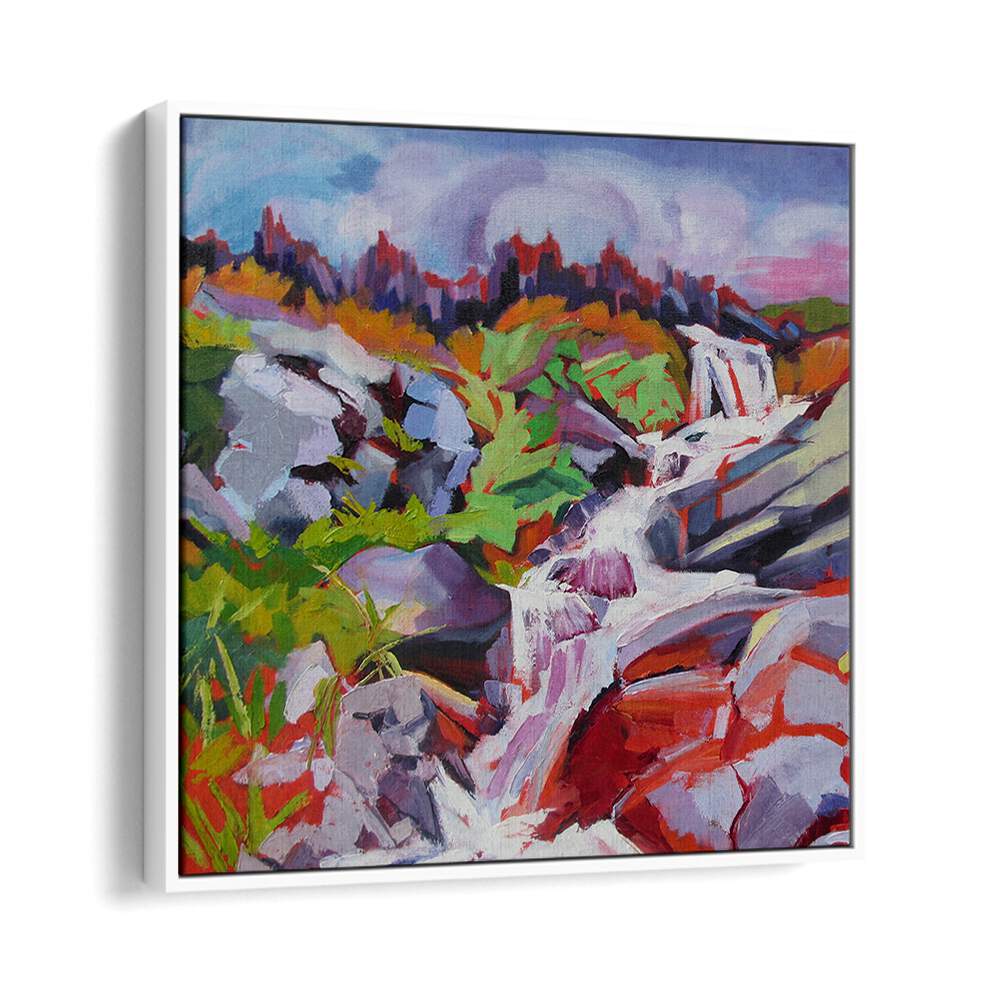 WATERFALL , LANDSCAPE PAINTINGS