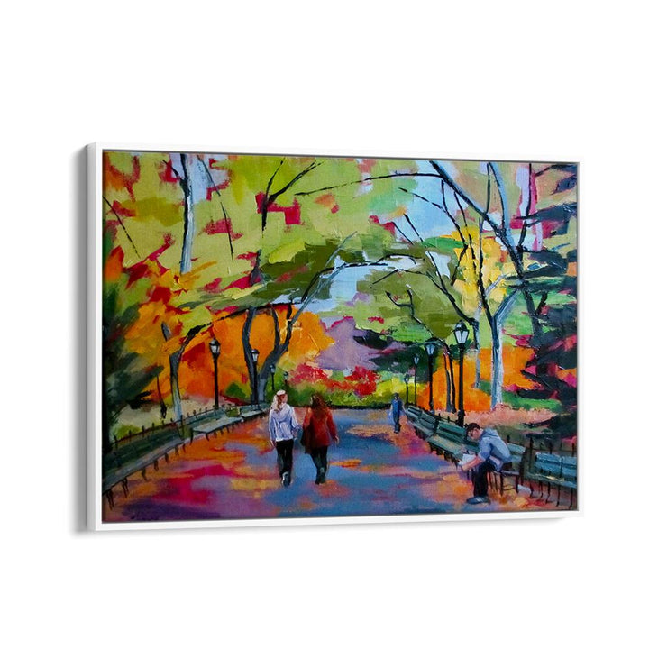 CENTRAL PARK WALK , LANDSCAPE PAINTINGS