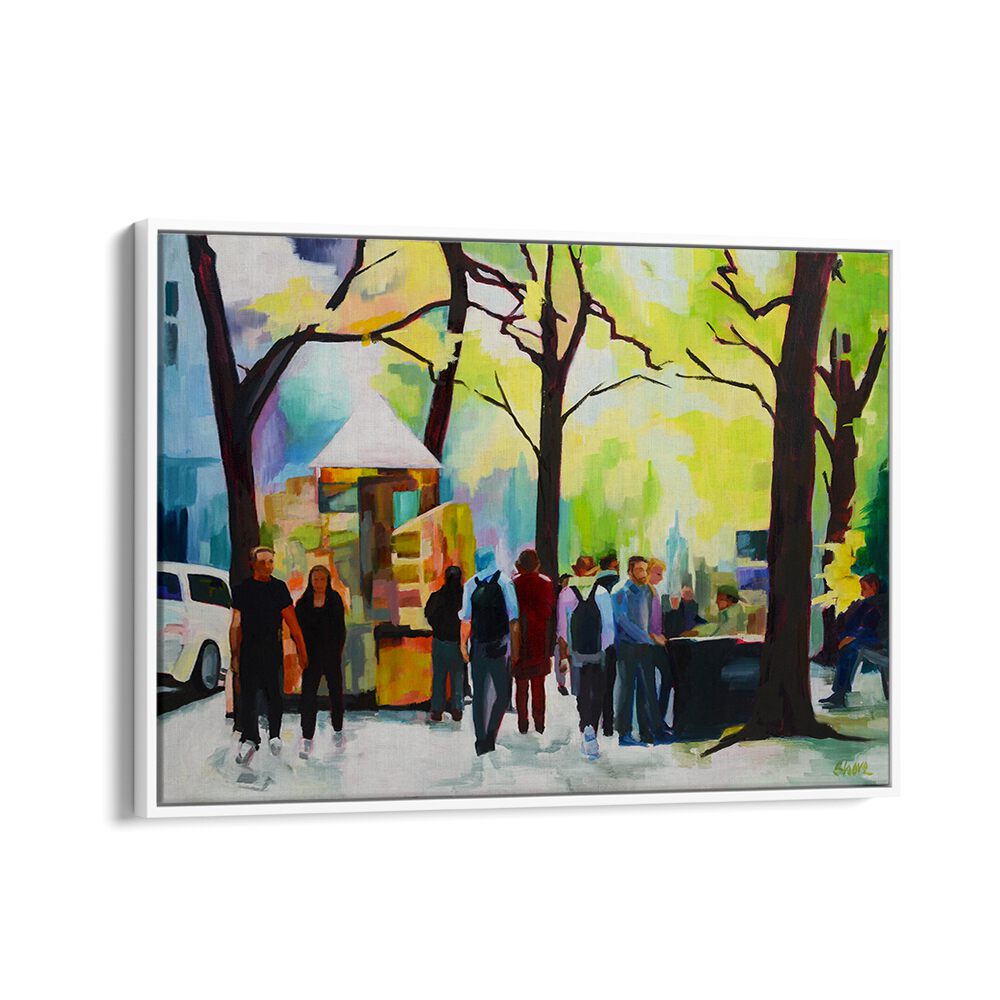 SUNDAY IN NEW YORK , LANDSCAPE PAINTINGS