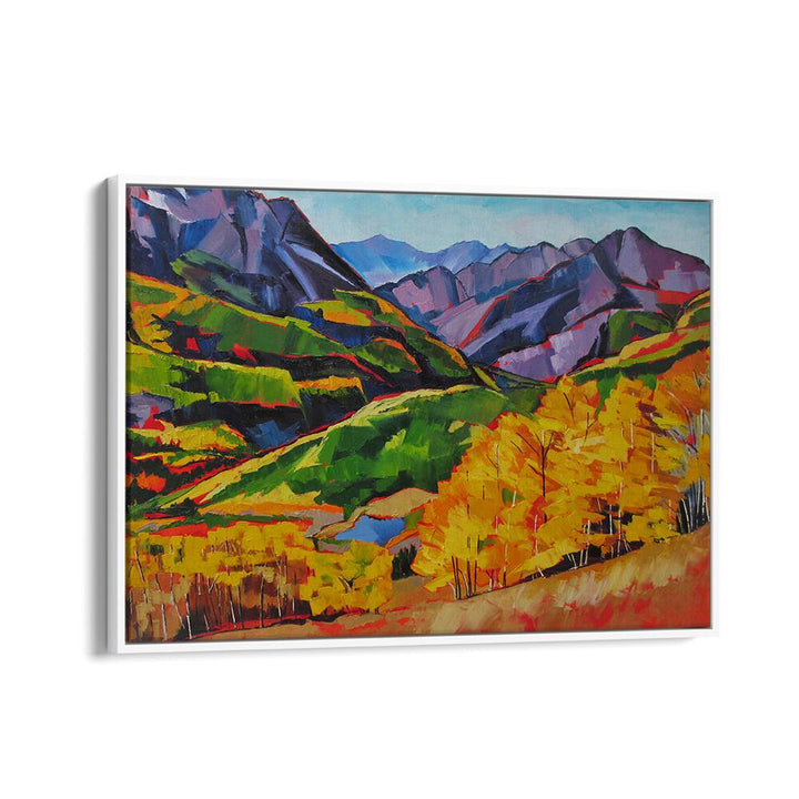 AUTUMN IN THE MOUNTAIN , LANDSCAPE PAINTINGS