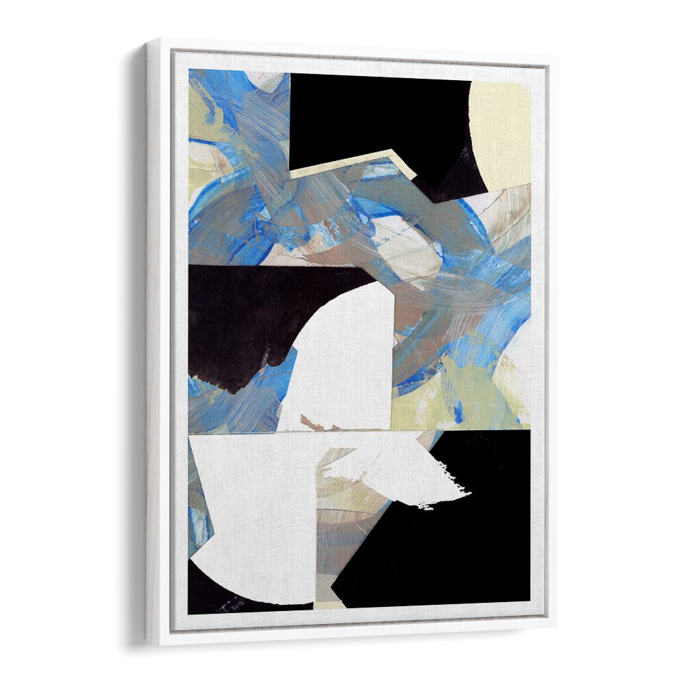 Sophisticated BLUE NEUTRAL BEIGE III, ABSTRACT PAINTINGS enhance your living space with modern artistic expression.