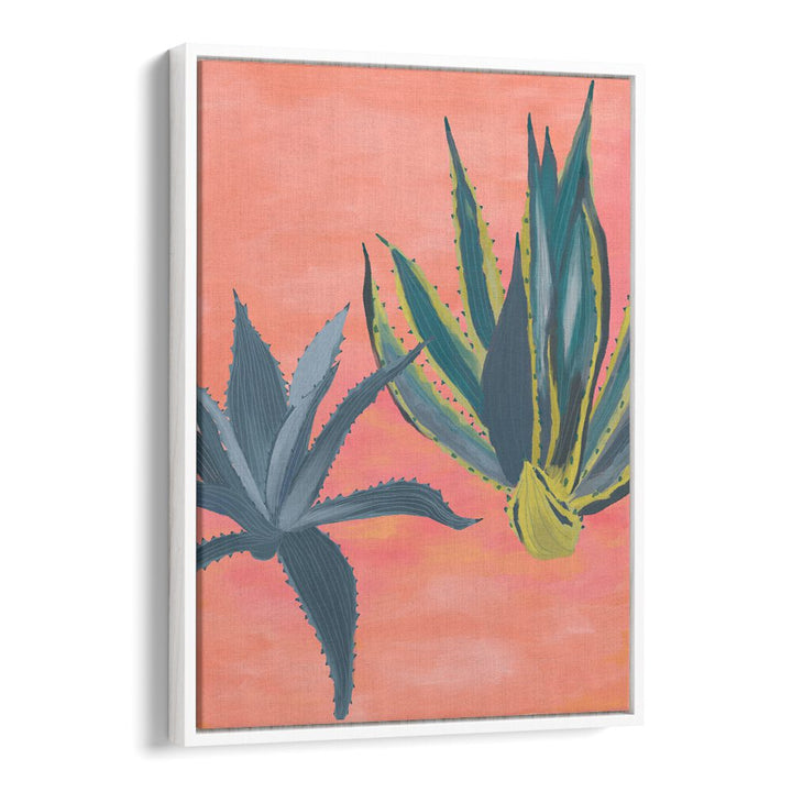 PINK CORAL CACTI , FLORAL FLOWER PAINTINGS