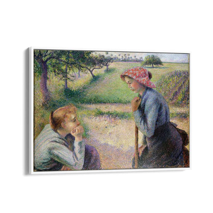 TWO YOUNG PEASANT WOMEN (1891–92), VINTAGE PAINTINGS