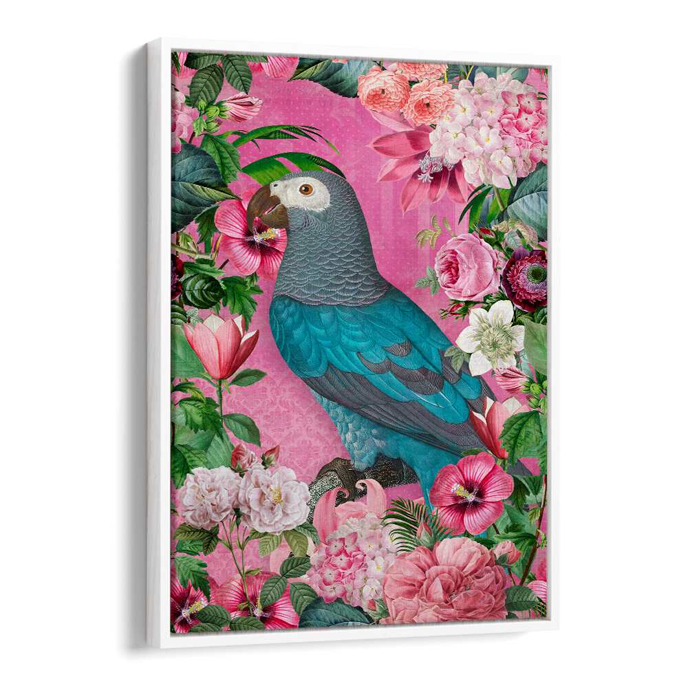 THE PARROTS PARADISE GARDEN BY ANDREA HAASE , WILDLIFE POSTERS, WILDLIFE PAINTINGS