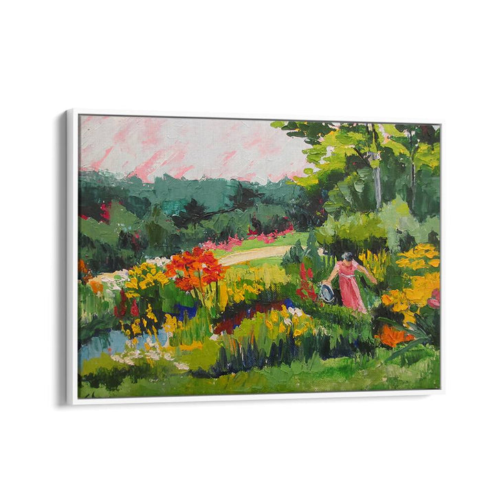 PLANTING A GARDEN , LANDSCAPE PAINTINGS