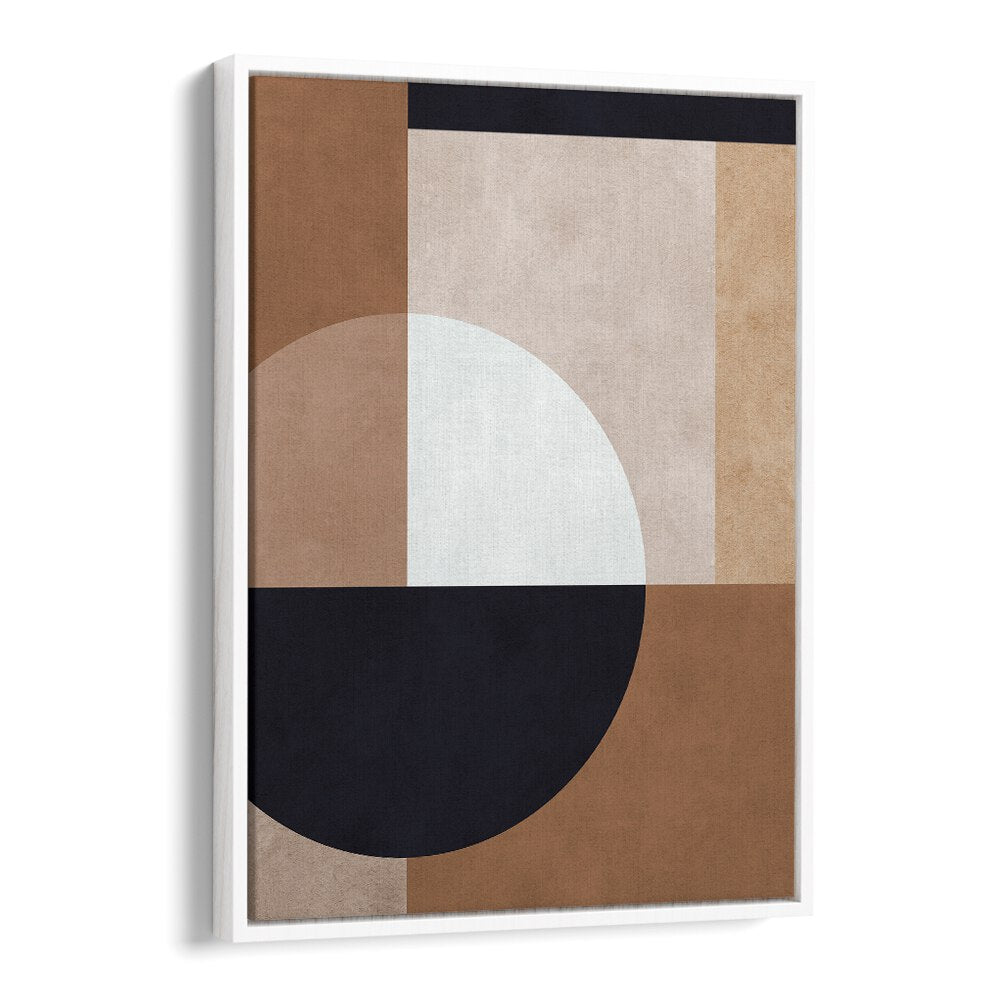 BROWN GEOMETRY I , ABSTRACT PAINTINGS , ABSTRACT ART PRINTS