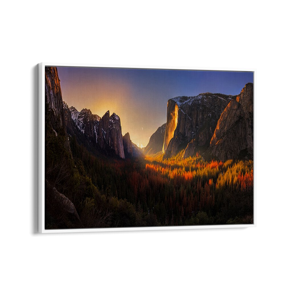 YOSEMITE FIREFALL BY YAN ZHANG , LANDSCAPE PHOTO PRINTS