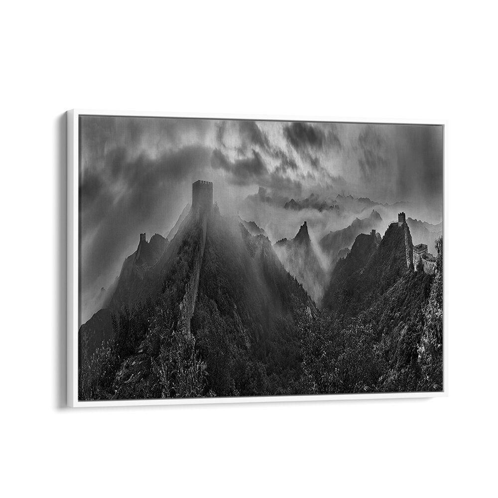 Misty Morning at Great Wall, photography prints showcasing serene landscapes and enchanting dawn beauty.