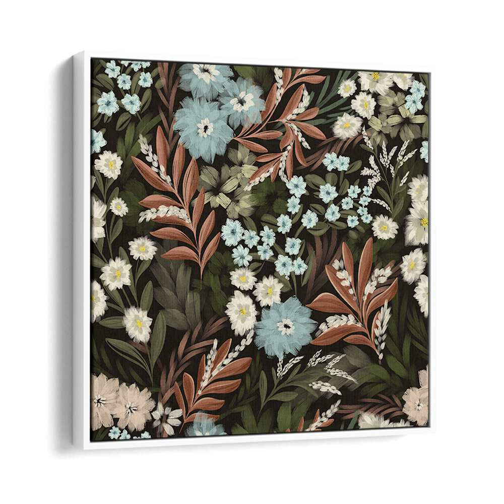FOREST BOTANICALS , FLORAL FLOWER PAINTINGS