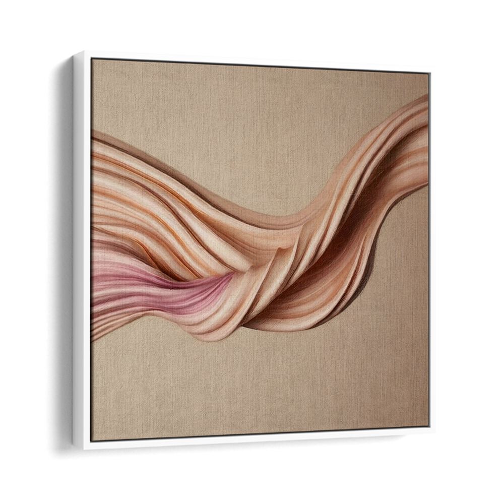 Elegant swirls in the MOOV - DIPTYCH B, ABSTRACT PAINTINGS, perfect for modern home aesthetics and versatility.