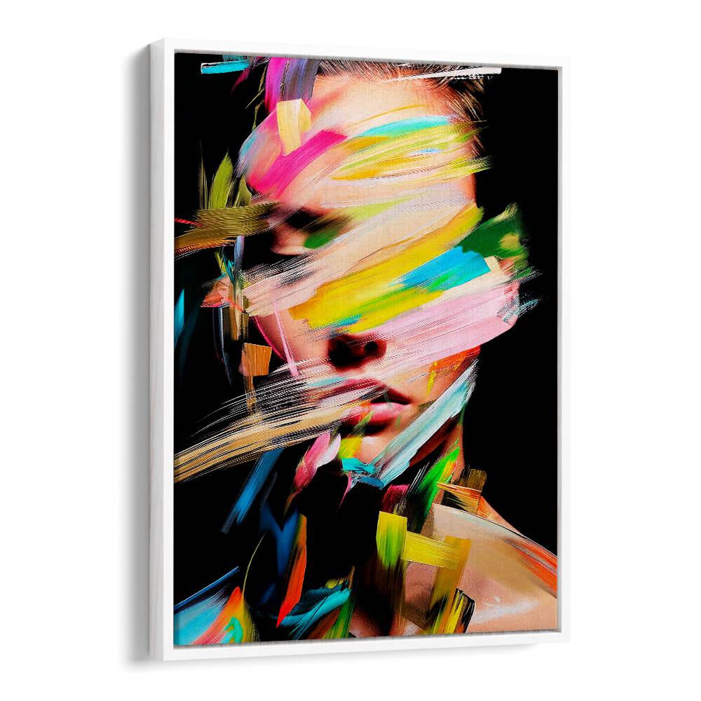 Vibrant strokes blend seamlessly in FACELESS I, ABSTRACT PAINTINGS by Philippe HUGONNARD, showcasing innovative artistry.