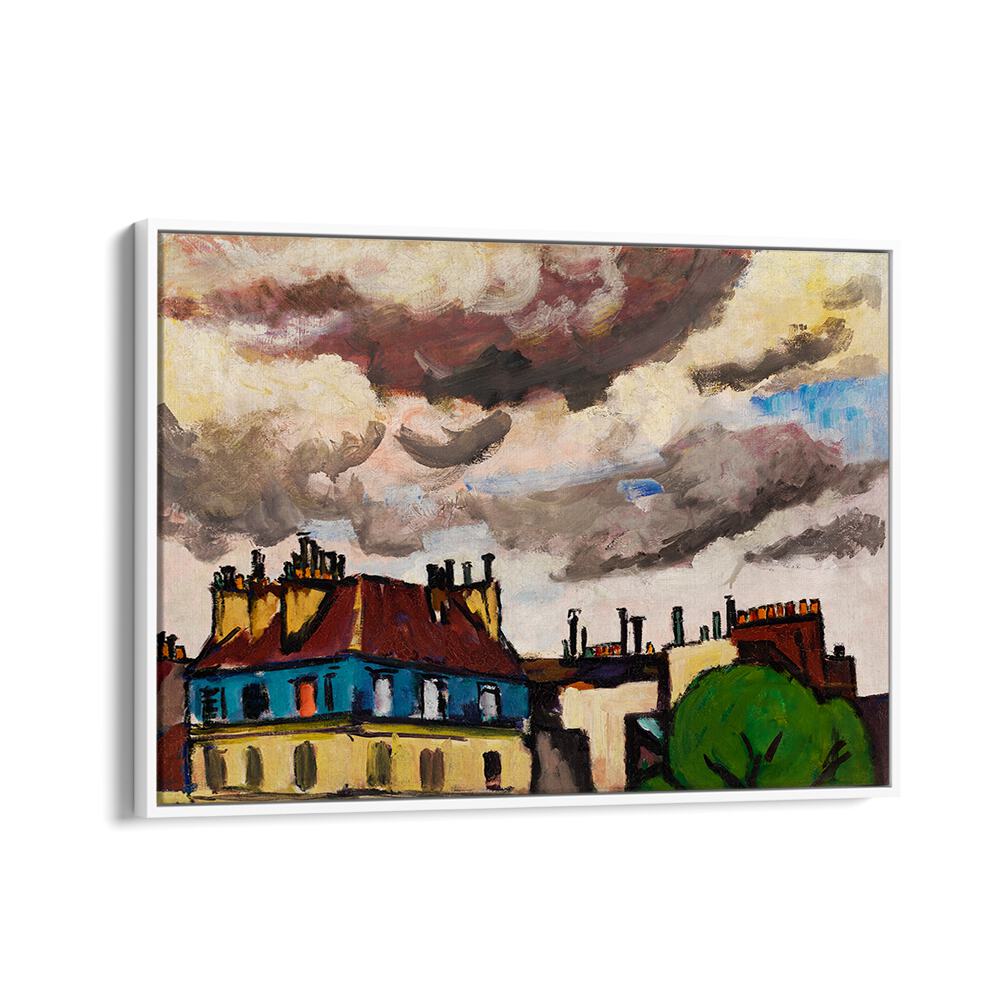 ROOFTOPS AND CLOUDS, PARIS (1910–1912)  , VINTAGE PAINTINGS