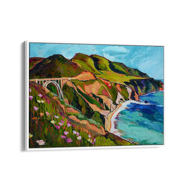 ROUTE ONE BRIDGE , LANDSCAPE PAINTINGS