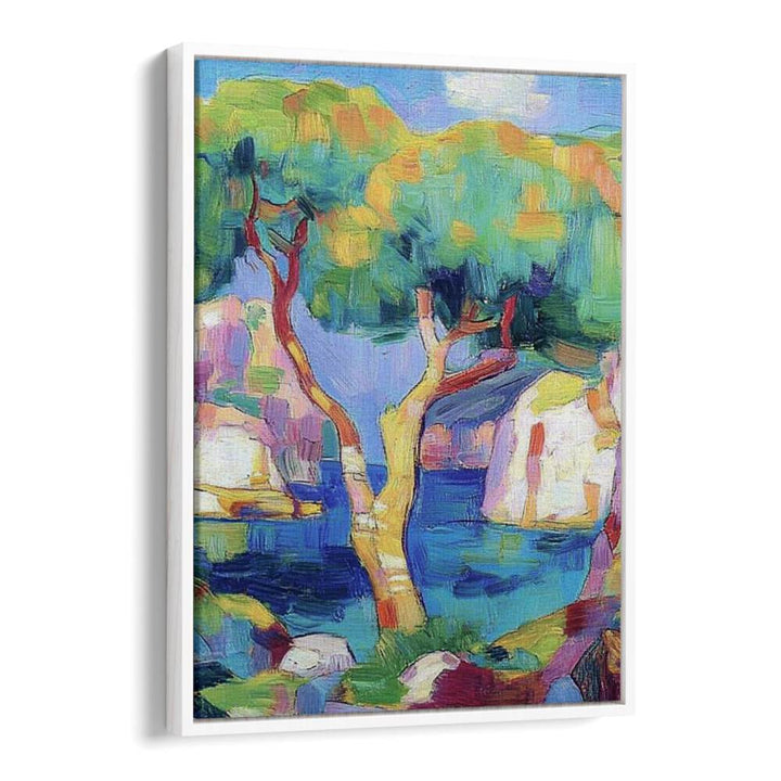 Vibrant artwork capturing the essence of MALLORCA SPAIN, perfect for beach lovers and art enthusiasts alike.