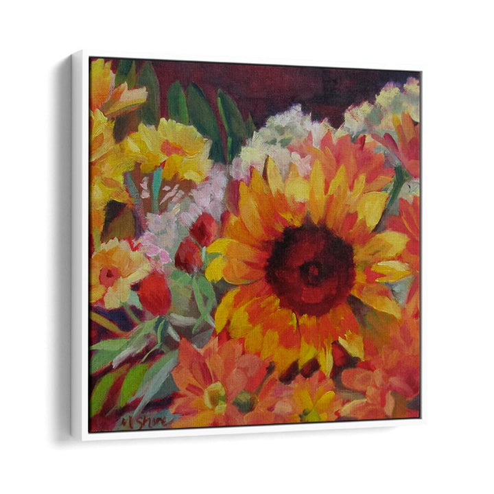 EMILY FLOWERS , FLORAL FLOWER PAINTINGS
