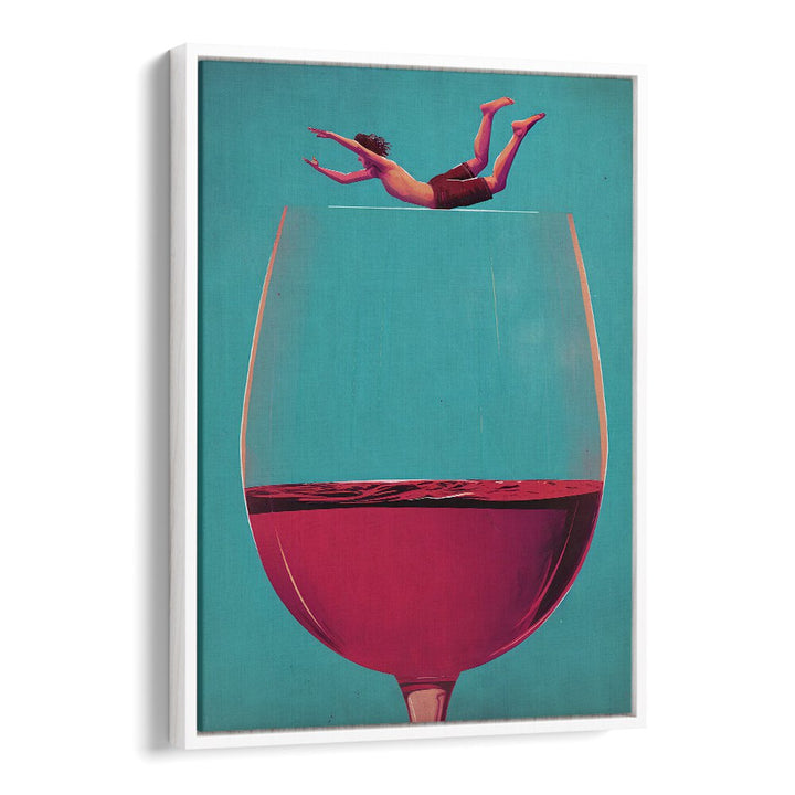 WINE DIVE BY ANDREAS MAGNUSSON, BAR POSTERS , BAR ART PRINTS