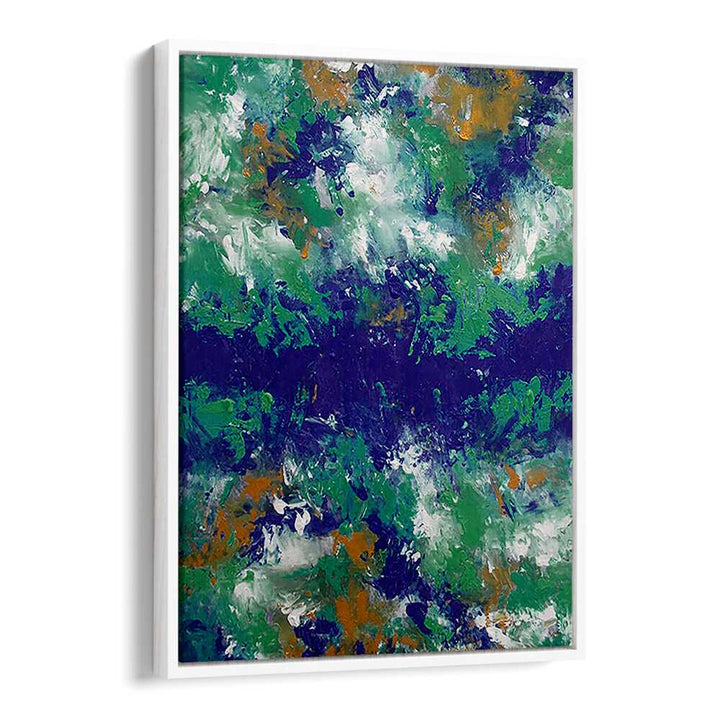 Vibrant BLU BOUQUET, ABSTRACT PAINTINGS add contemporary flair to your home decor, captivating every viewer.