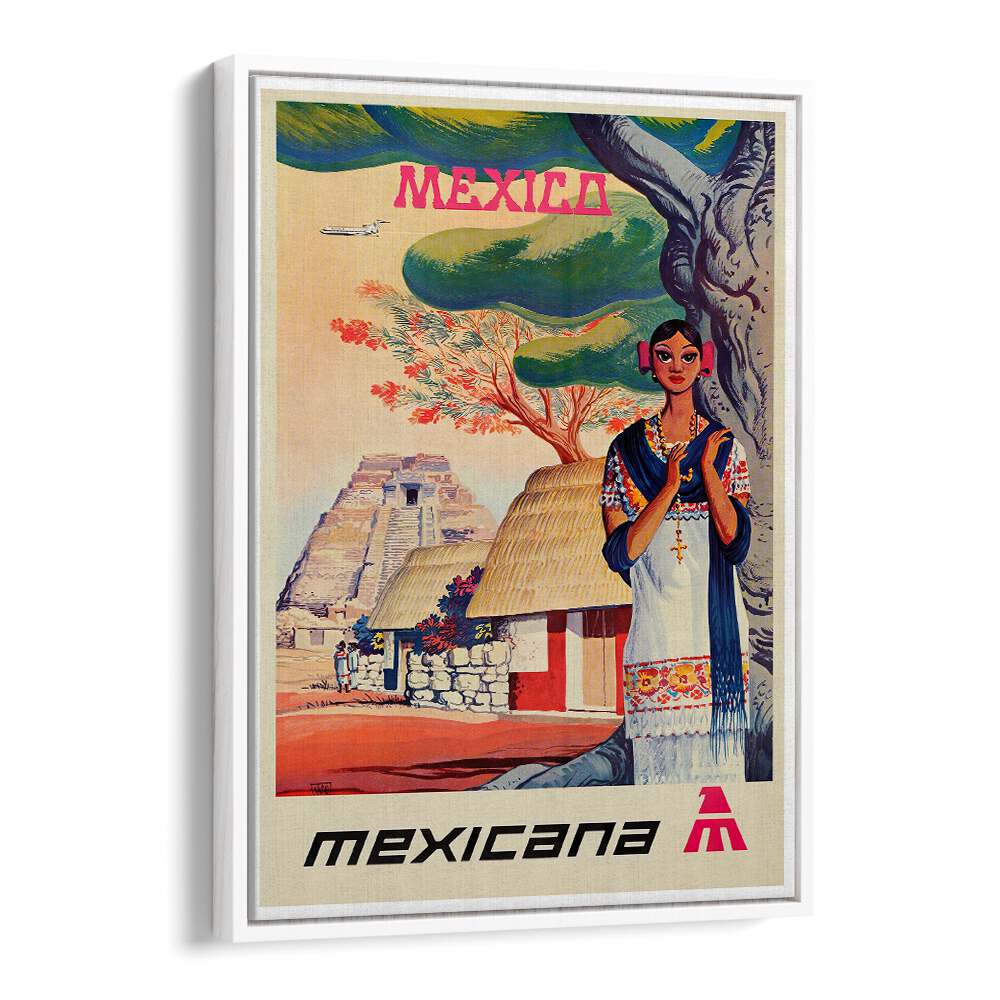 Vibrant MEXICANA I VINTAGE TRAVEL POSTERS showcasing Mexico's rich culture and stunning landscapes for your decor.