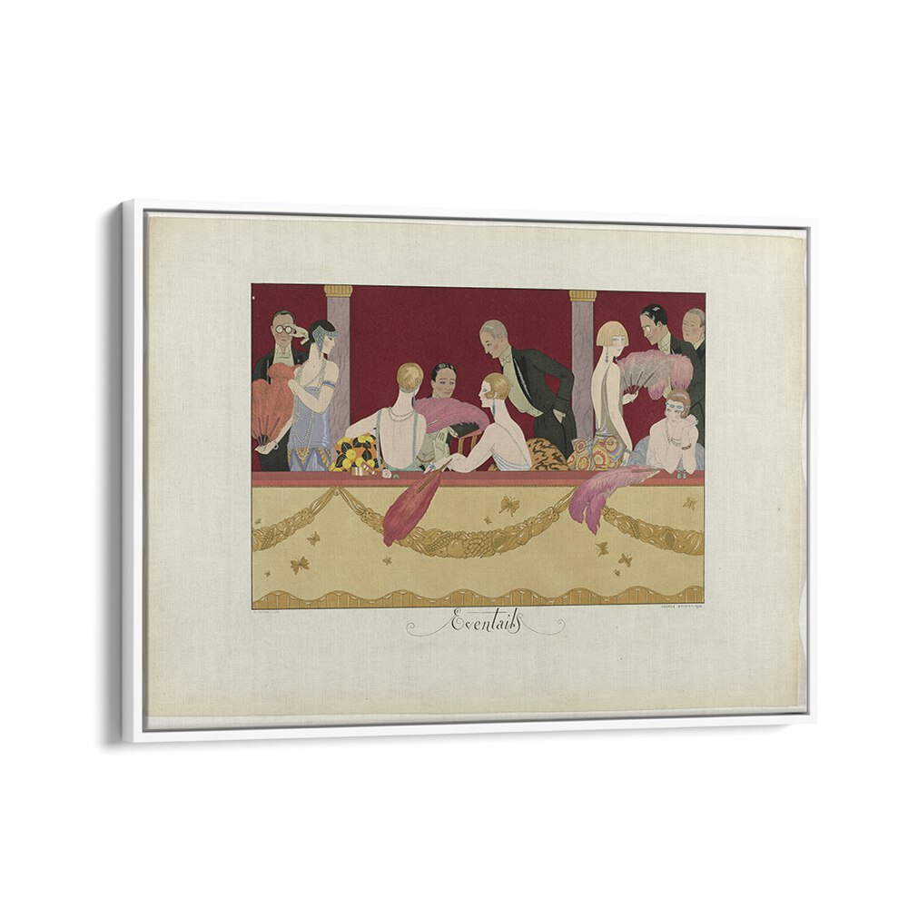 JOIE DE VIVRE LE BONHEUR DU JOUR OU LES GRACES À LA MODE (1924) , VINTAGE PAINTINGS