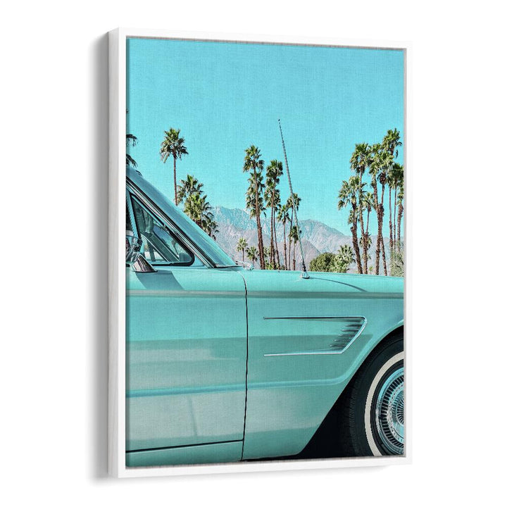 surreal painting - TEAL THUNDERBIRD IN PALM SPRINGS by Asianmonk