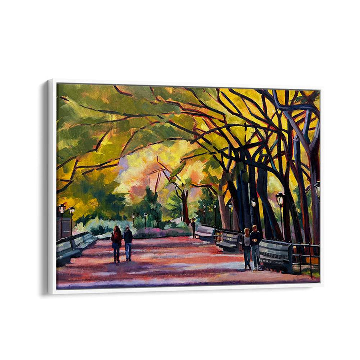 MALL AT CENTRAL PARK , LANDSCAPE PAINTINGS