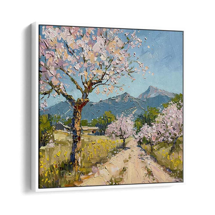 Delicate cherry blossoms bloom under a clear sky in CHERRY BLOSSOMS III, bringing spring's beauty to your space.