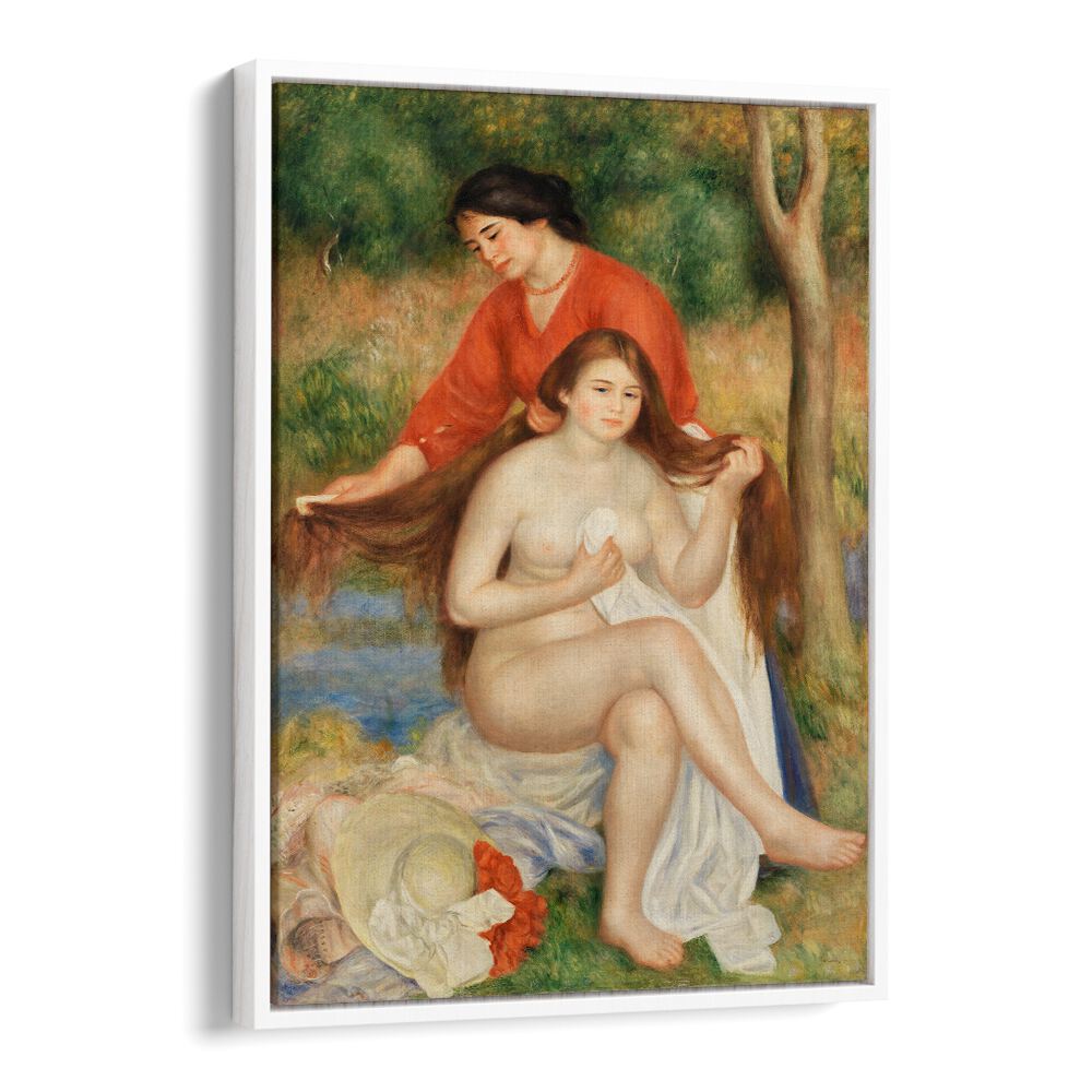 BATHER AND MAID : LA TOILETTE DE LA BAIGNEUSE (1900–1901) , VINTAGE PAINTINGS