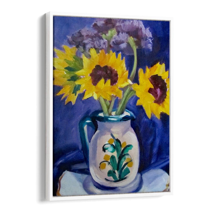 SANGRIA PITCHER , FLORAL FLOWER PAINTINGS