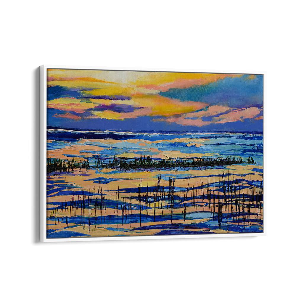 PAINES CREEK AT SUNSET , LANDSCAPE PAINTINGS