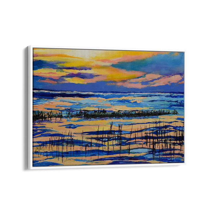PAINES CREEK AT SUNSET , LANDSCAPE PAINTINGS