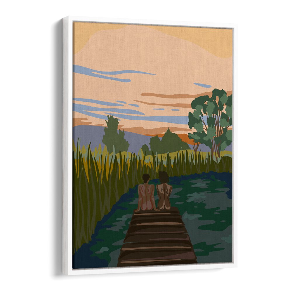 OH MIRROR IN THE SKY , LANDSCAPE PAINTINGS