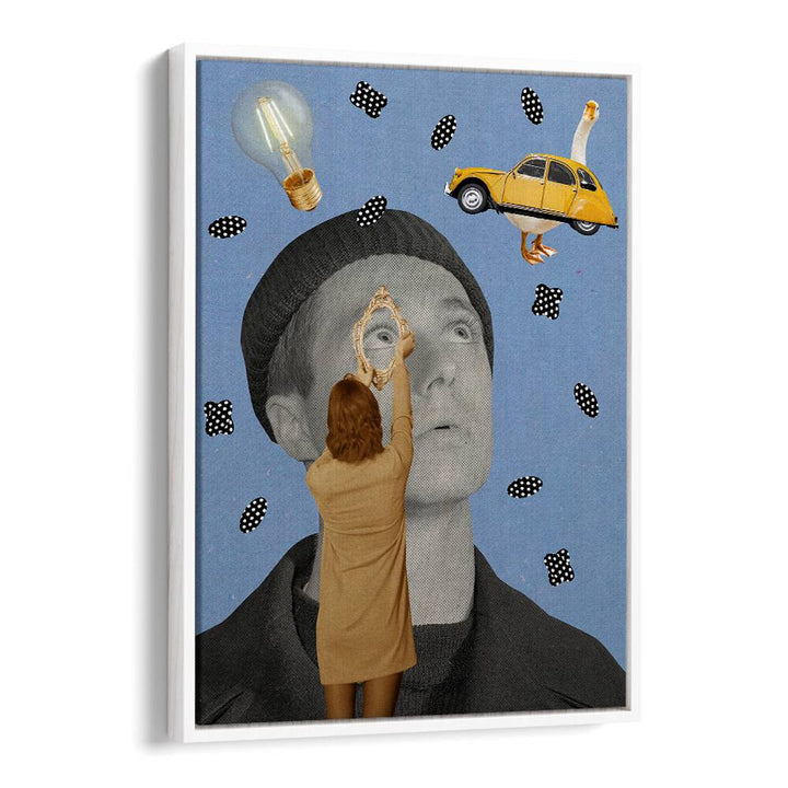 Surreal art print PEOPLE IV features unique designs, blending style and comfort for modern living. Perfect for your space.