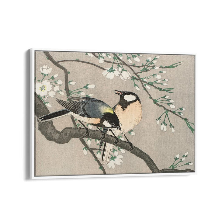 TITS ON CHERRY BRANCH (1900–1910)  , JAPANESE PAINTINGS , JAPANESE ART PRINTS