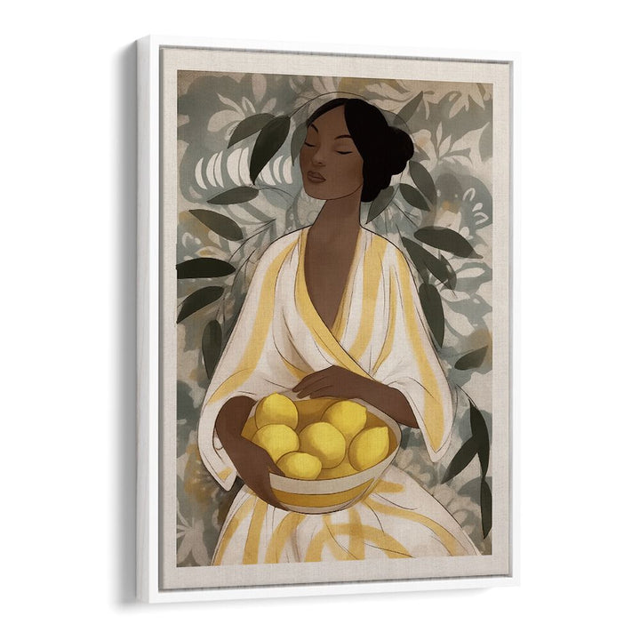 CITRUS GARDEN WOMAN , PORTRAITS & FIGURATIVE ILLUSTRATIONS