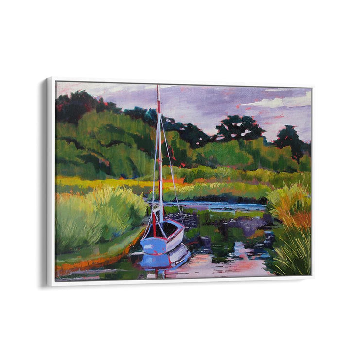 BOAT IN PLEASANT BAY , BEACH PAINTINGS