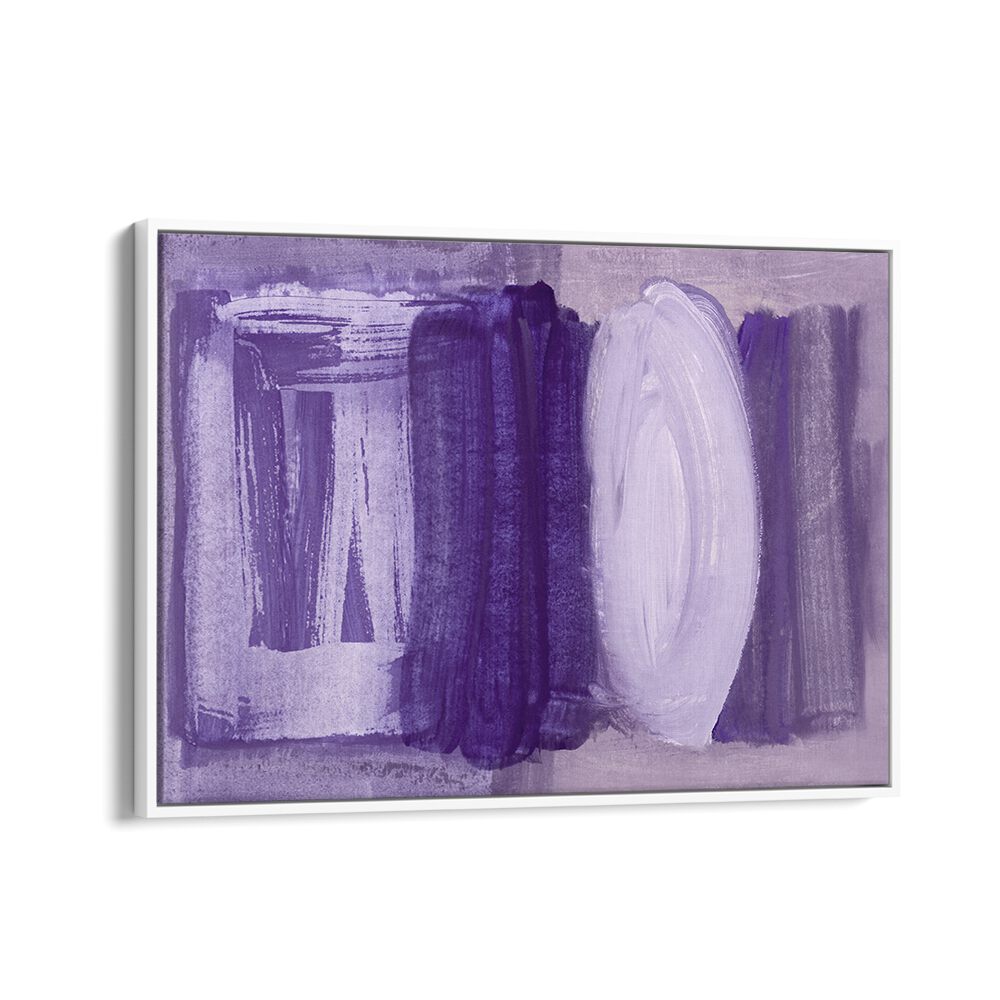 Captivating BRUSHSTROKES SOFT PURPLE, ABSTRACT PAINTINGS enhance your décor with serene, elegant hues for tranquility.