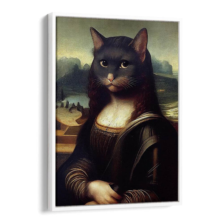 MEOWLISA BY DIKHOTOMY , ALTERED ART PRINTS