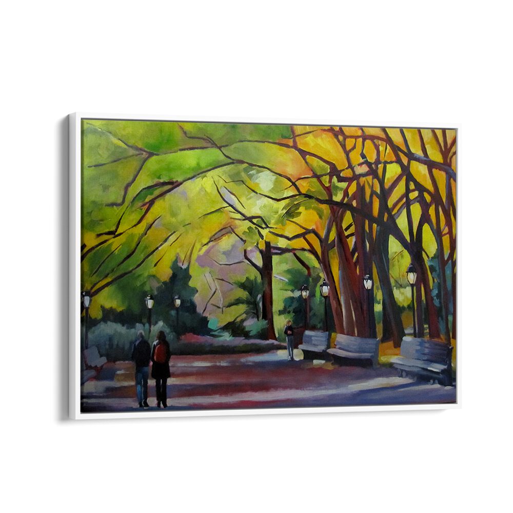AUTUMN IN CENTRAL PARK , LANDSCAPE PAINTINGS