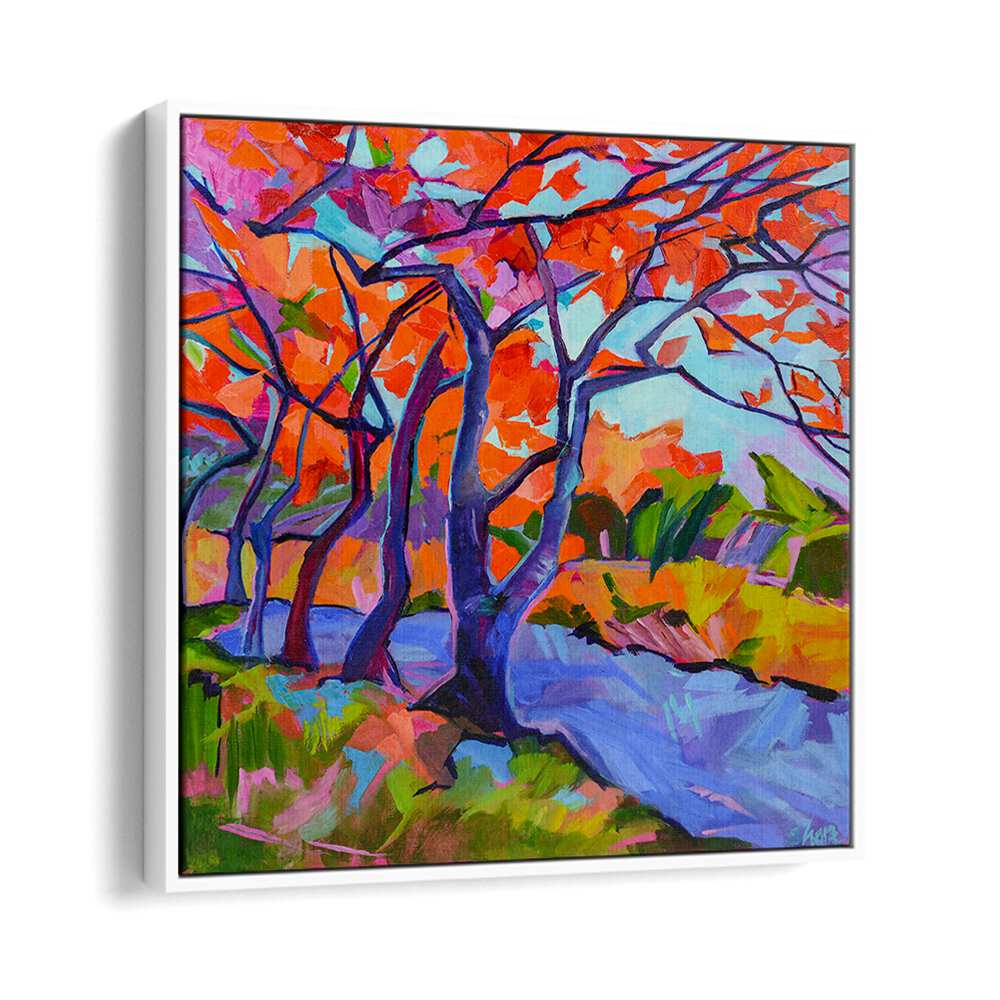 RED TREES , LANDSCAPE PAINTINGS