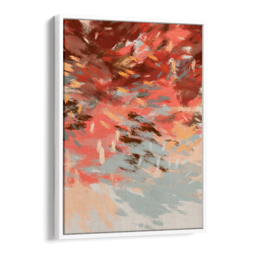 Vibrant hues in AUTUMN SHADOWS III, ABSTRACT PAINTINGS capture fall's beauty, perfect for enhancing any space.