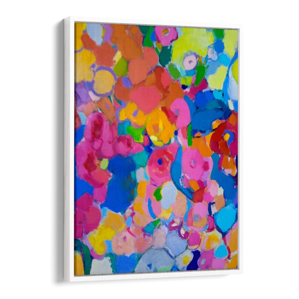 Vibrant FLOWERS FANTASY, ABSTRACT PAINTINGS, showcasing colorful floral artistry for elegant home decor.