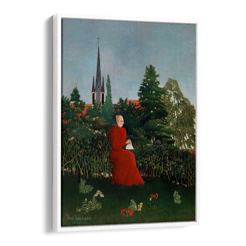 WOMAN IN A LANDSCAPE (1893–1896) , VINTAGE PAINTINGS