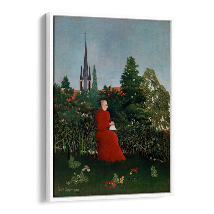 WOMAN IN A LANDSCAPE (1893–1896) , VINTAGE PAINTINGS