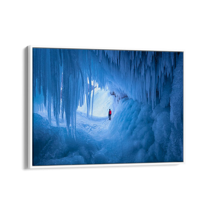 Transform your space with CAVE OF ICE, PHOTOGRAPHY PRINTS, showcasing a breathtaking frozen landscape.
