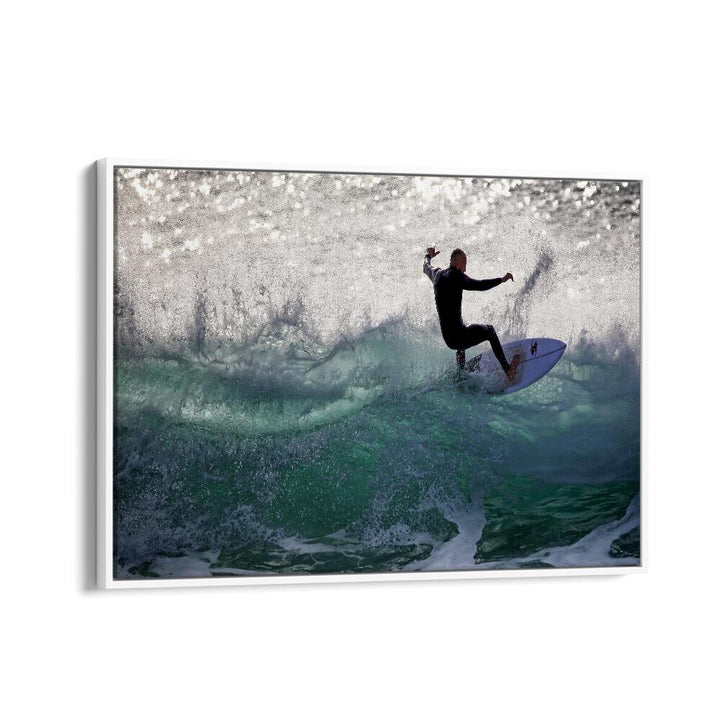 ABSTRACT painting - SURFING HIGH by Asianmonk